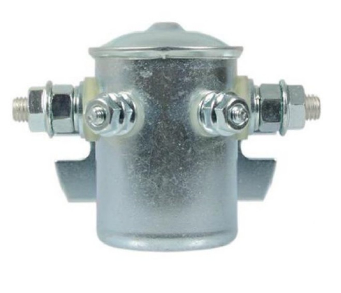 Picture of Solenoid, 12V, 80A, Continuous Duty, NO Contacts Metal Side Mount