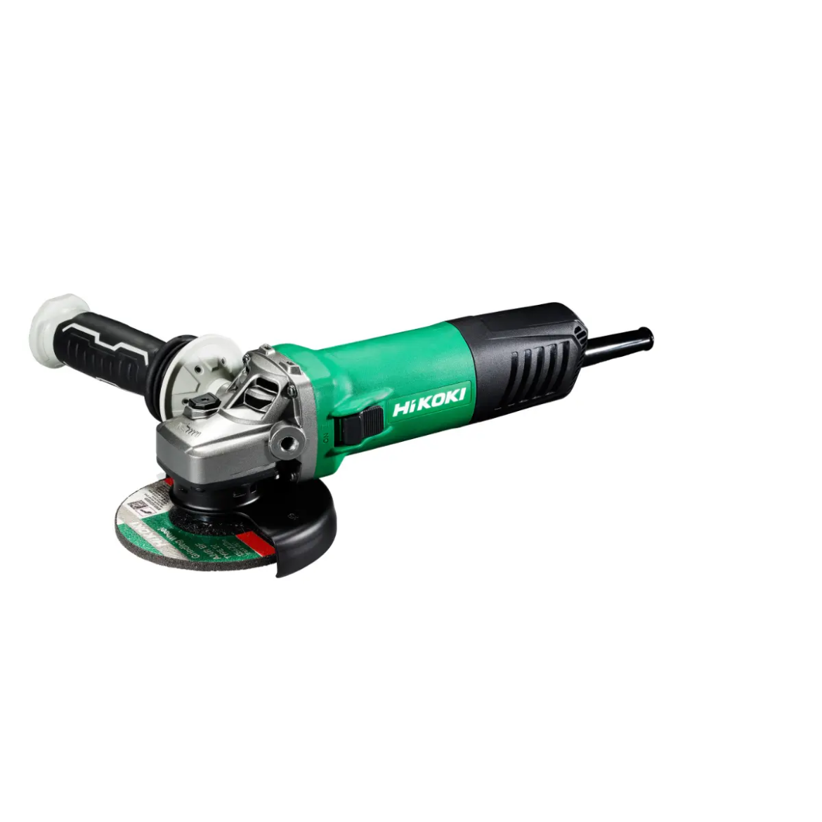 Picture of HiKOKI Grinder, 5"/125mm, 1400 Watt, (supercedes G13SB3H1Z), Slide Switch, c/w Anti-vibration side handle, grinding wheel and wrench